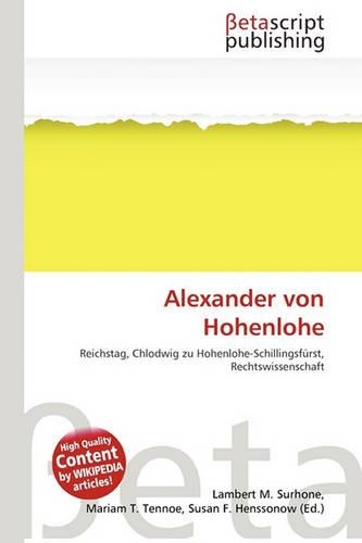 Alexander Von Hohenlohe