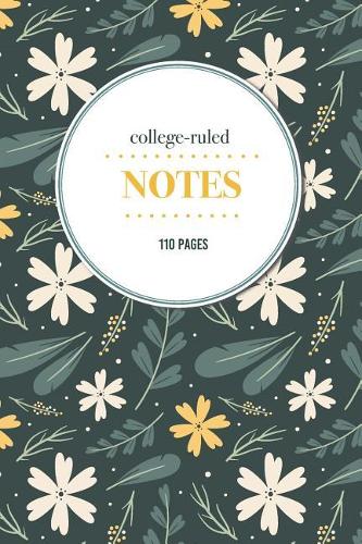 College-Ruled Notes: 110 Pages - Floral Vintage Paisley Patterns - Notebook for Professionals - Classy Art Deco and Vintage Pattern Journal