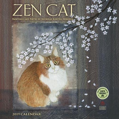 Zen Cat 2019 Wall Calendar