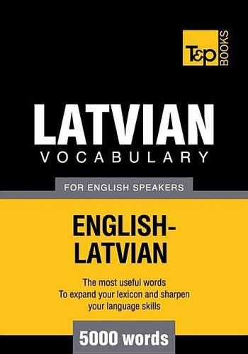 T&p English-Latvian Vocabulary 5000 Words