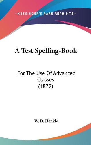 A Test Spelling-Book