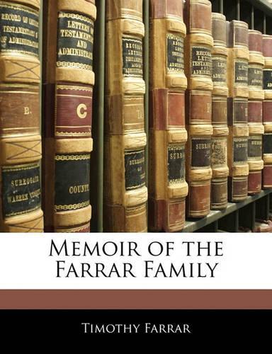 Memoir of the Farrar Family