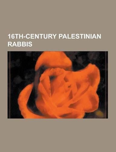 16th-Century Palestinian Rabbis
