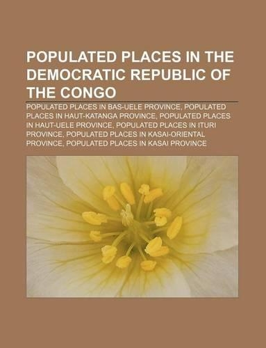Populated Places in the Democratic Republic of the Congo