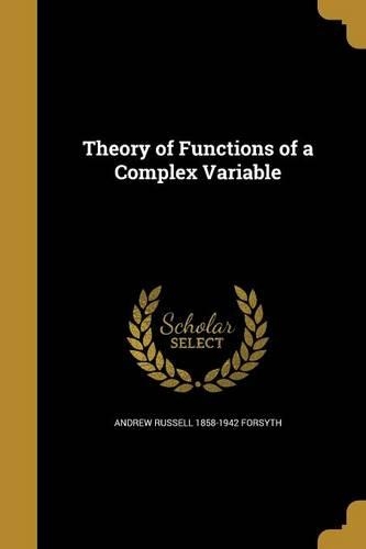 Theory of Functions of a Complex Variable: (English)