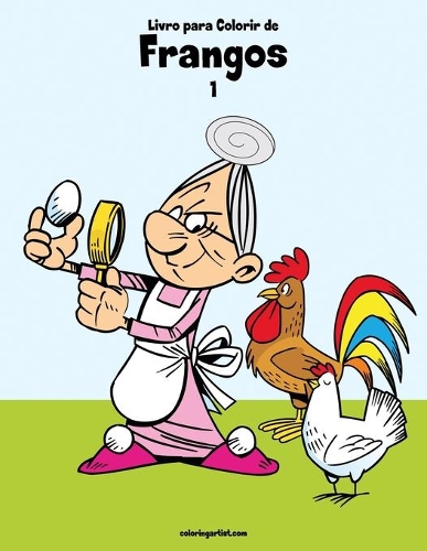 Livro para Colorir de Frangos 1
