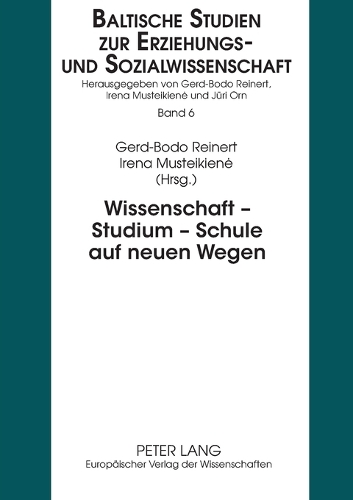 Wissenschaft - Studium - Schule auf neuen Wegen