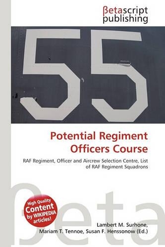 Potential Regiment Officers Course