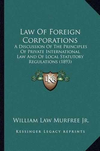 Law Of Foreign Corporations
