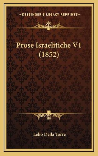 Prose Israelitiche V1 (1852)