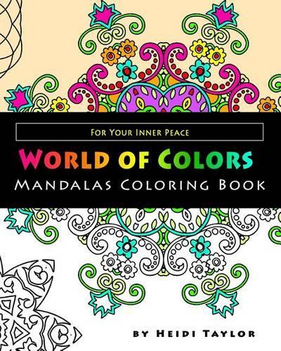 World of Colors Mandalas Coloring Book