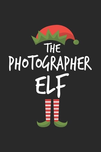 Funny Photographer Elf Christmas Notebook Gift