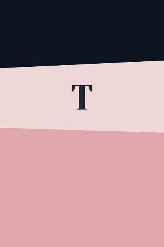 Monogram Initial T Notebook