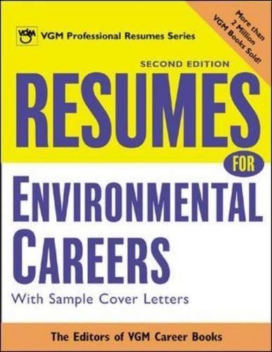 Resumes for Environmental Careers