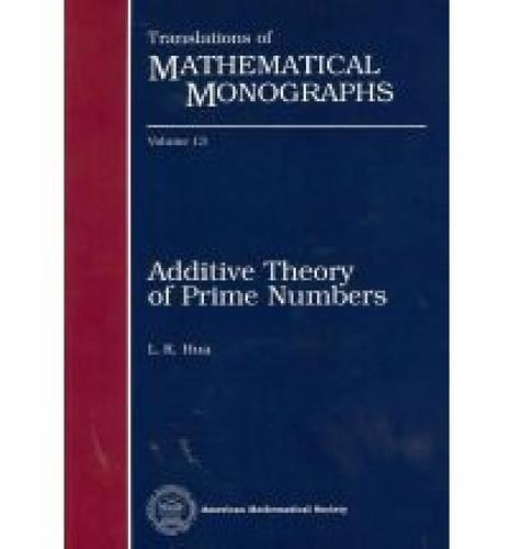 Additive Theory of Prime Numbers: (Translations of Mathematical Monographs)