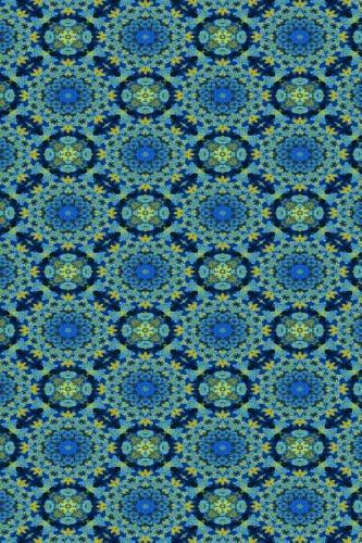 2019 Weekly Planner Pretty Stylish Designer Pattern 134 Pages