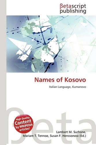 Names of Kosovo: (English)