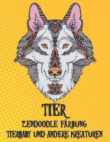 Zendoodle Färbung - Tierbaby und andere Kreaturen - Tier