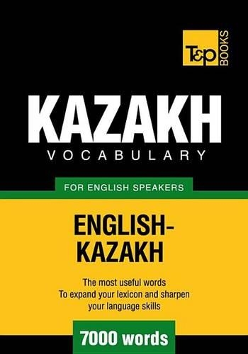 T&p English-Kazakh Vocabulary 7000 Words