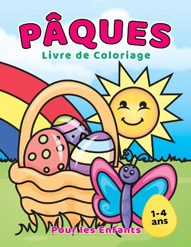 Livre de coloriage de Pâques pour les Enfants 1-4 ans