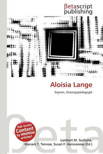 Aloisia Lange: (German)