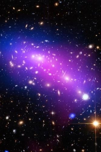 Macs J0416 Galaxy Cluster Outer Space