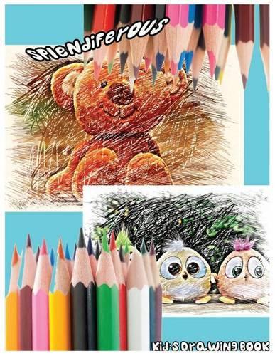 Splendiferous: Kid's Drawing Book: Large 8.5 X 11 Blank, white, unlined,60 pages Freely to write, sketch, draw and paint ( Splendid Blank Journals for kids).(Draw & Draw)