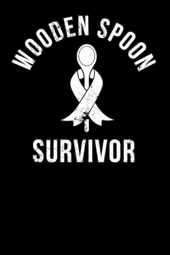 Wooden Spoon Survivor: Notebook 6x9 (A5) Dot Grid for Adults and Teens Thinking: I Survived The Wooden Spoon I 120 pages I Gift