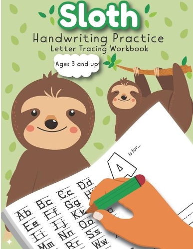 Sloth Handwriting Practice Letter Tracing Workbook