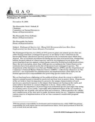 Endangered Species ACT