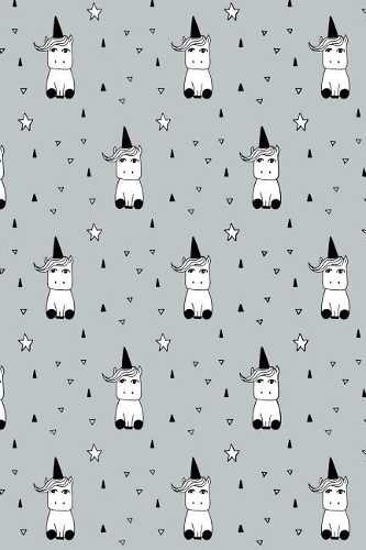 Journal Notebook Cute Little Unicorns Pattern 7