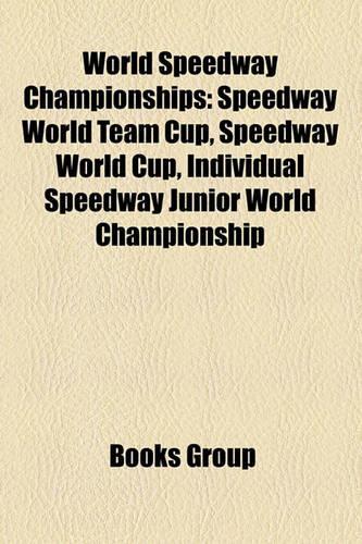 World Speedway Championships: Individual Long Track World Championship, Individual Speedway Junior World Championship(English)