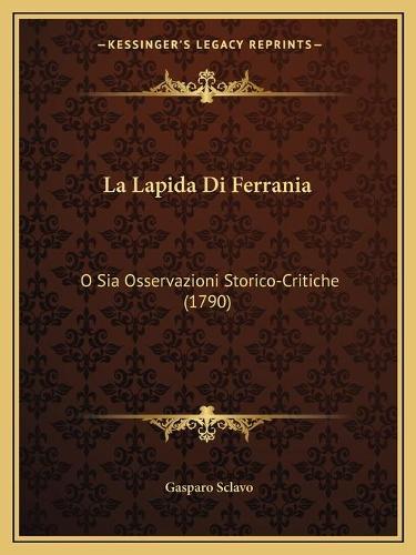 La Lapida Di Ferrania
