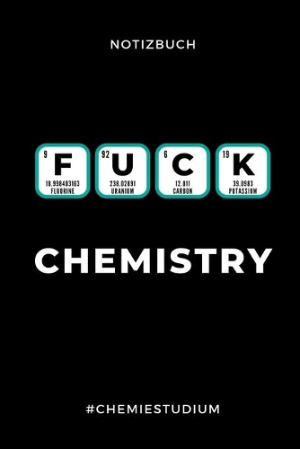 Notizbuch Chemistry #chemiestudium