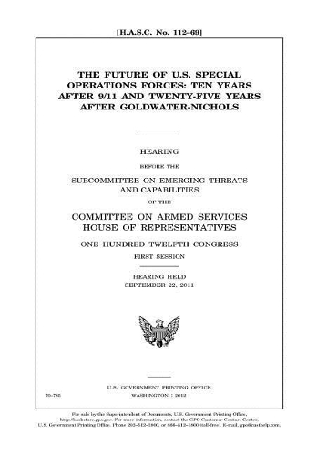 The Future of U.S. Special Operations Forces