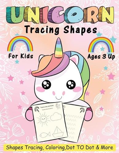 Unicorn Tracing Shapes for Kids