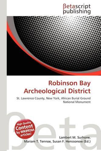 Robinson Bay Archeological District: (English)