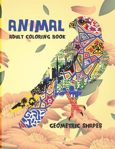 Adult Coloring Book Geometric Shapes - Animal