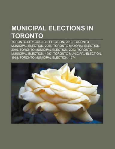 Municipal Elections in Toronto