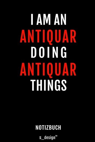Notizbuch für Antiquar