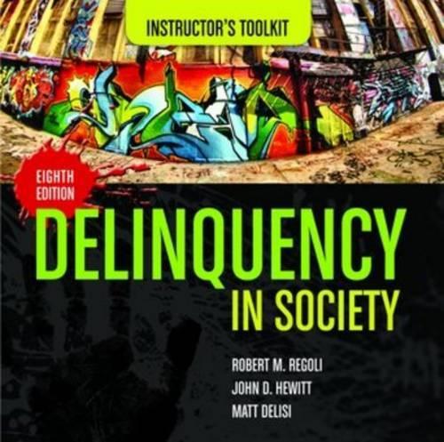 Delinquency in Society