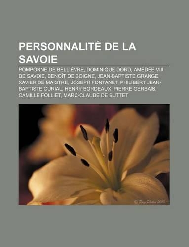 Personnalite de La Savoie