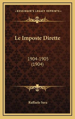 Le Imposte Dirette