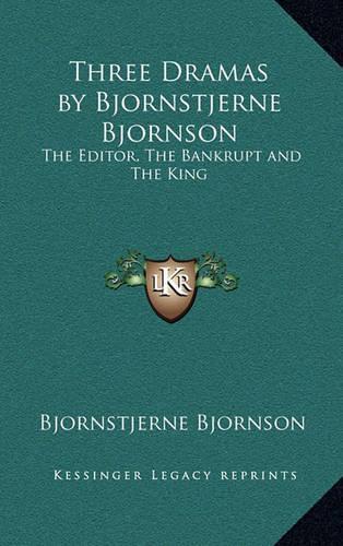 Three Dramas by Bjornstjerne Bjornson