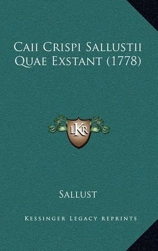 Caii Crispi Sallustii Quae Exstant (1778)