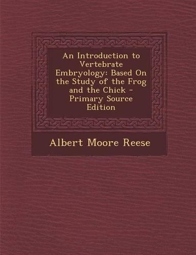 An Introduction to Vertebrate Embryology