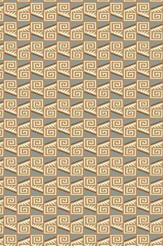 2019 Daily Planner Aztec Design Vintage Pattern 384 Pages