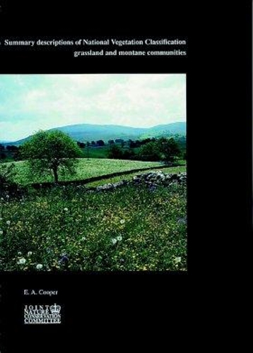 Summary Descriptions of National Vegetation Classification: Grassland and Montane Communities