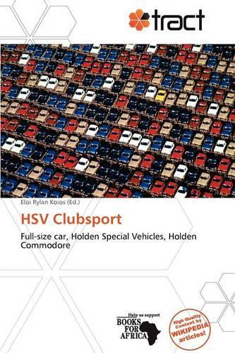 Hsv Clubsport: (English)