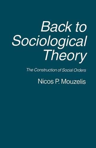 Back to Sociological Theory